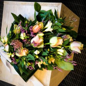 boeket pastelkleuren