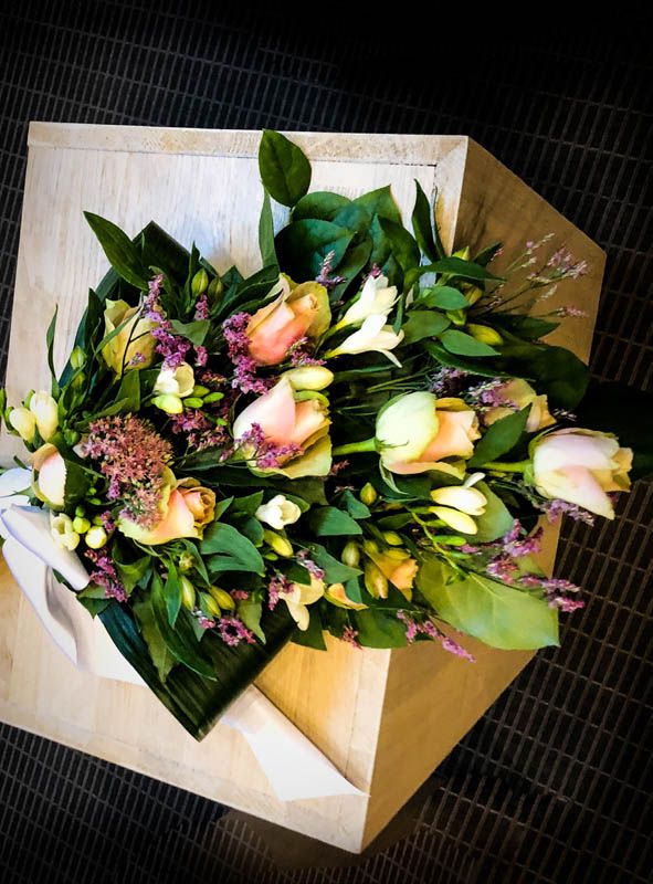 boeket pastelkleuren