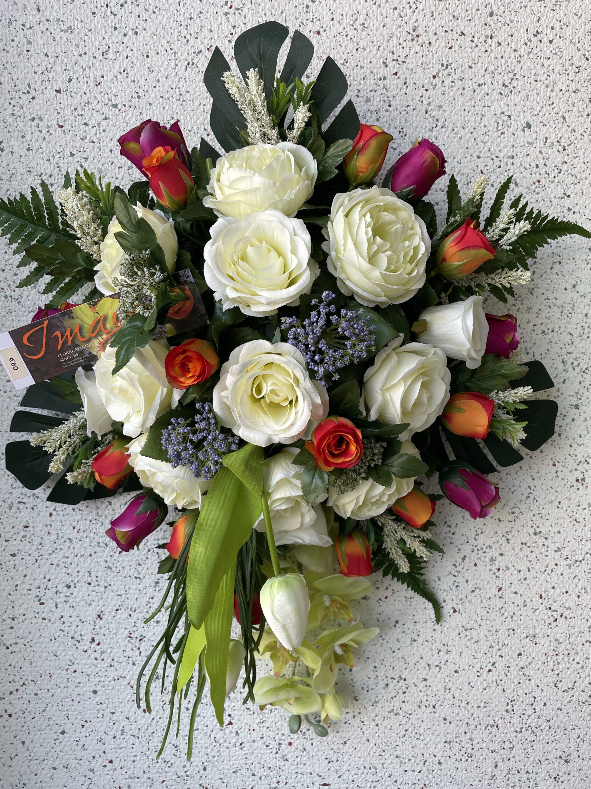 Zijden bloemstuk - Afbeelding 27