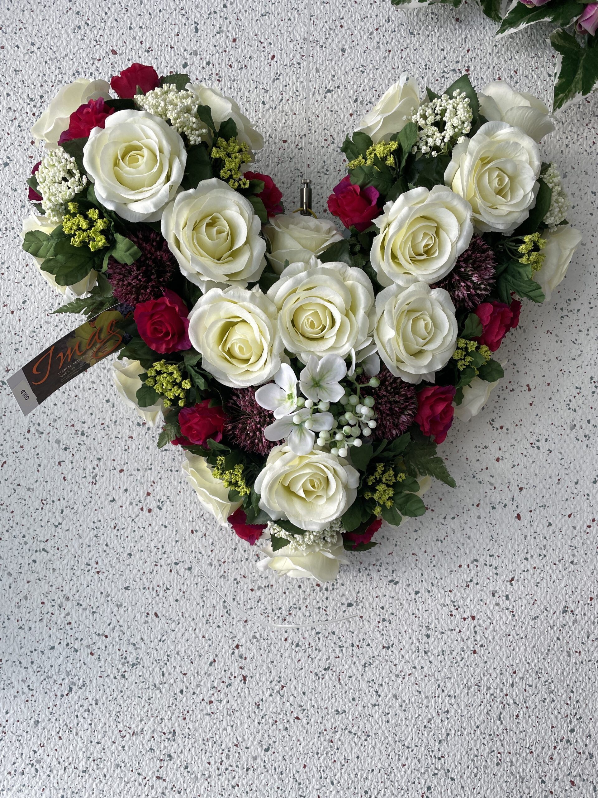 Zijden bloemstuk - Afbeelding 22