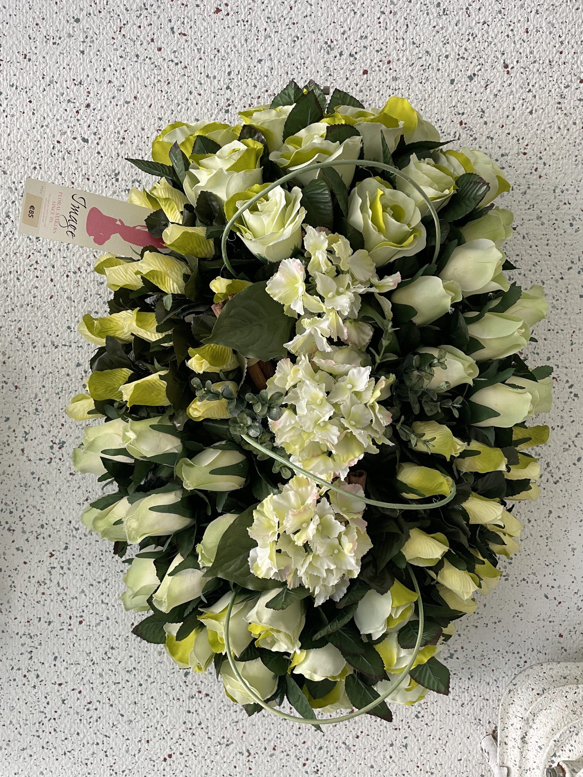 Zijden bloemstuk - Afbeelding 20