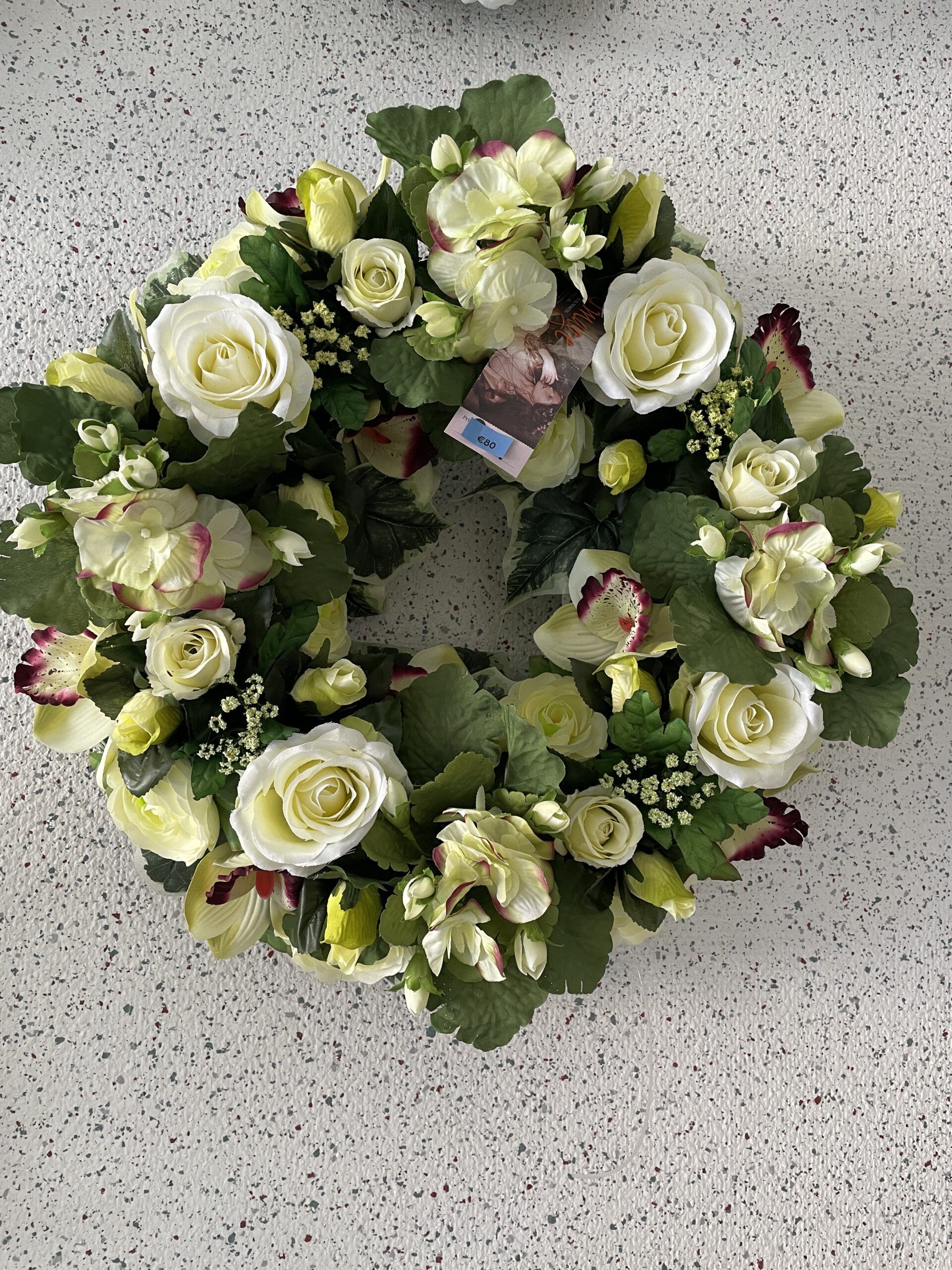 Zijden bloemstuk - Afbeelding 19