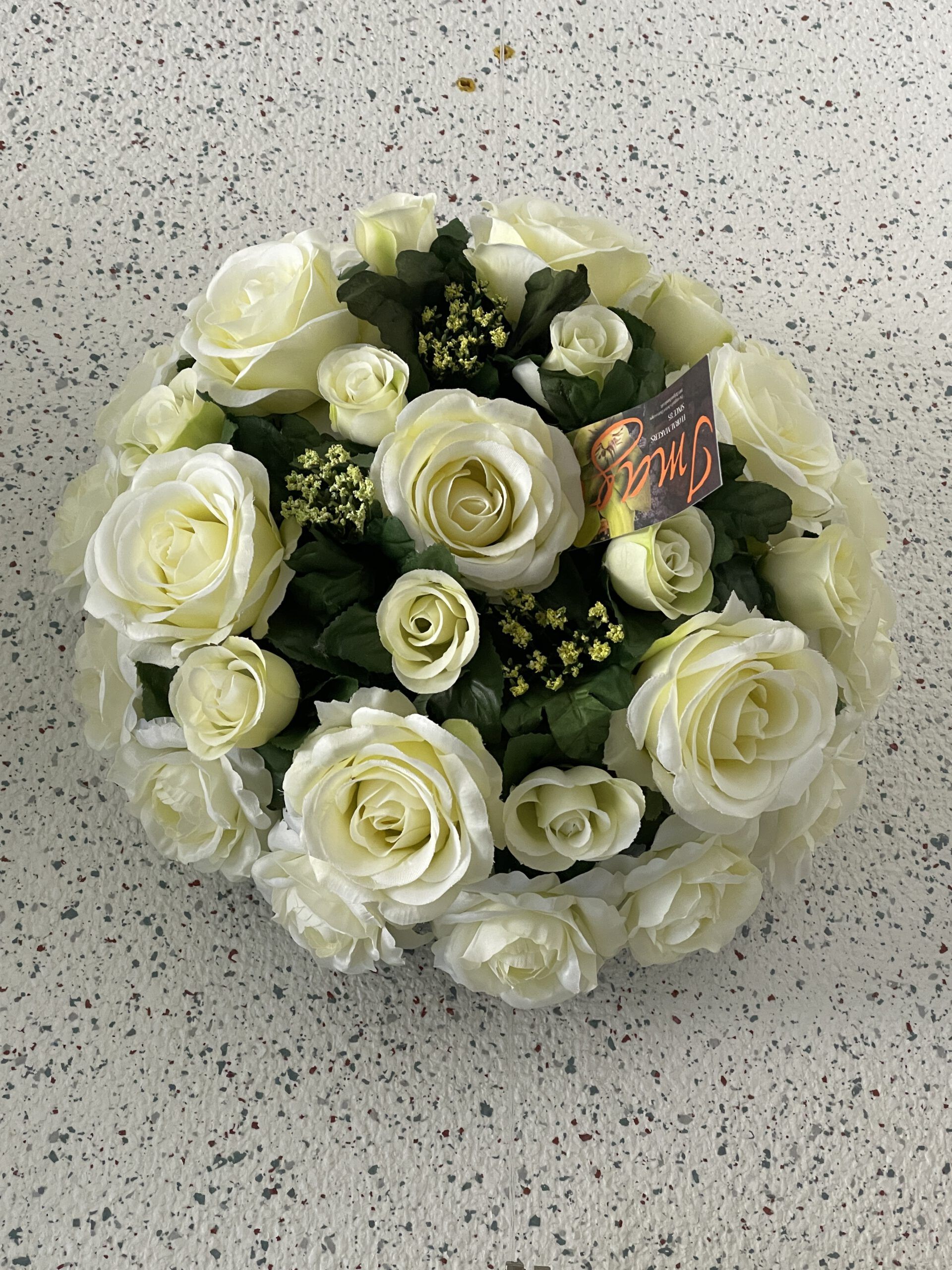 Zijden bloemstuk - Afbeelding 18