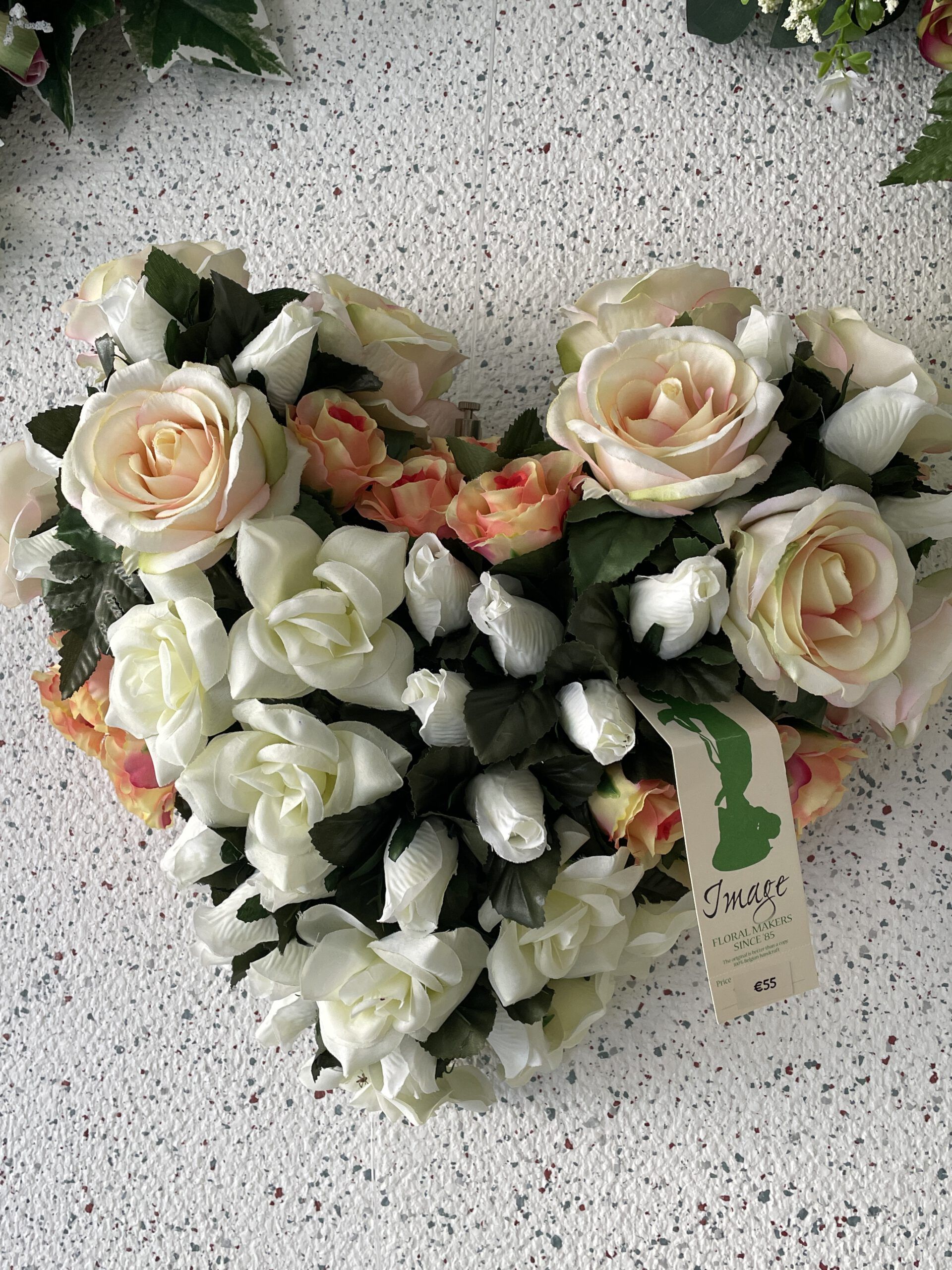 Zijden bloemstuk - Afbeelding 16