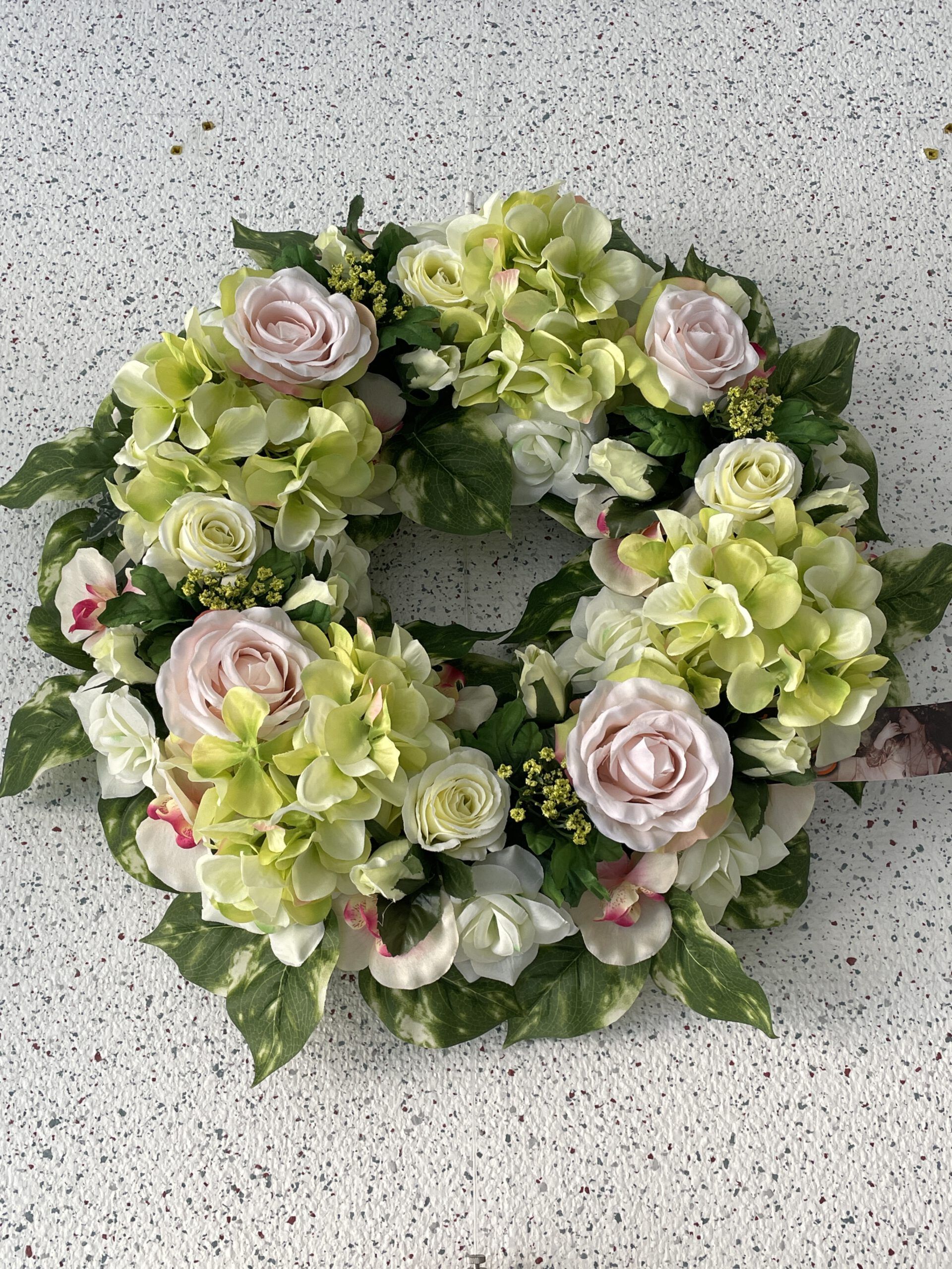 Zijden bloemstuk - Afbeelding 12