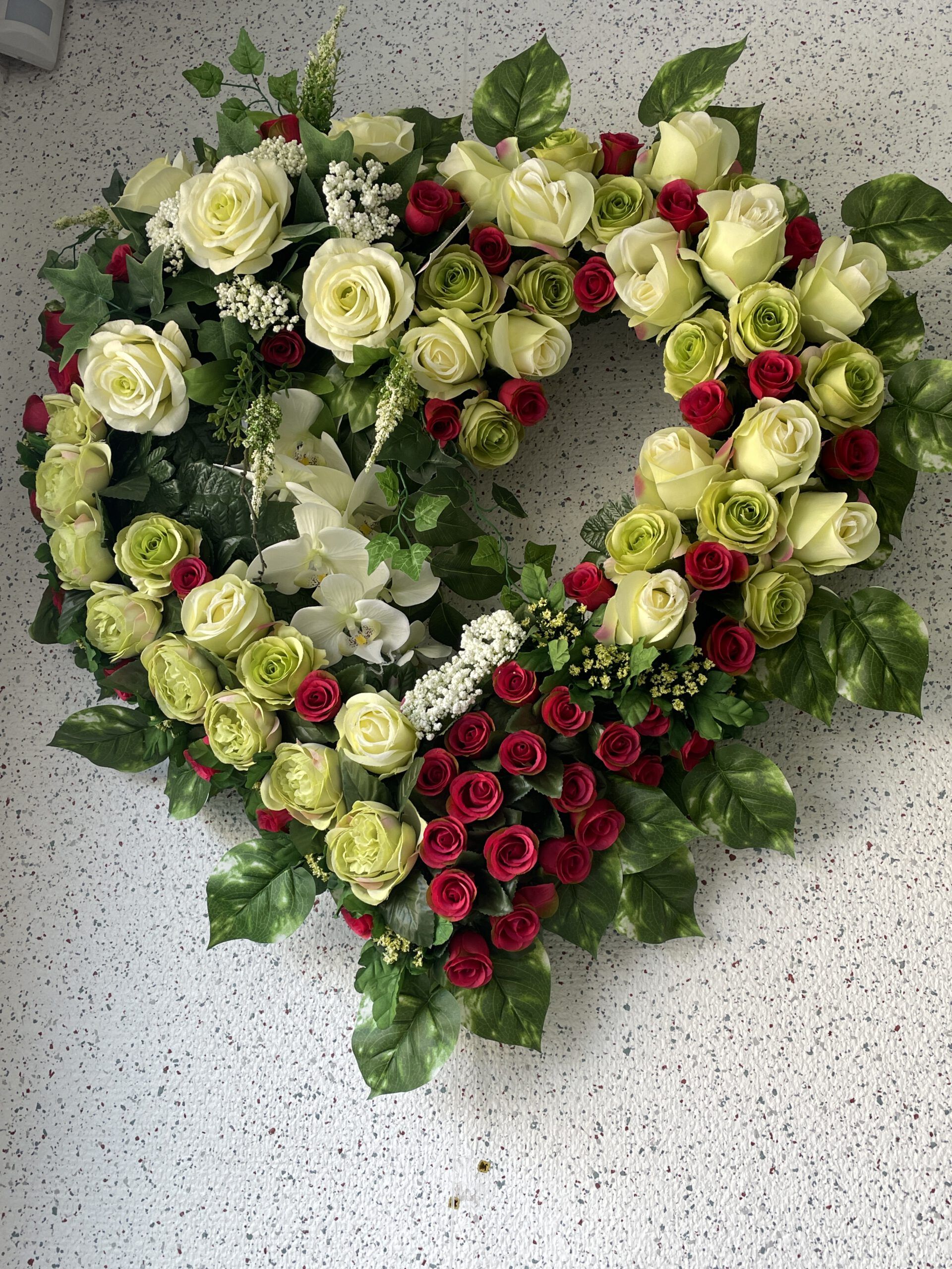 Zijden bloemstuk - Afbeelding 10