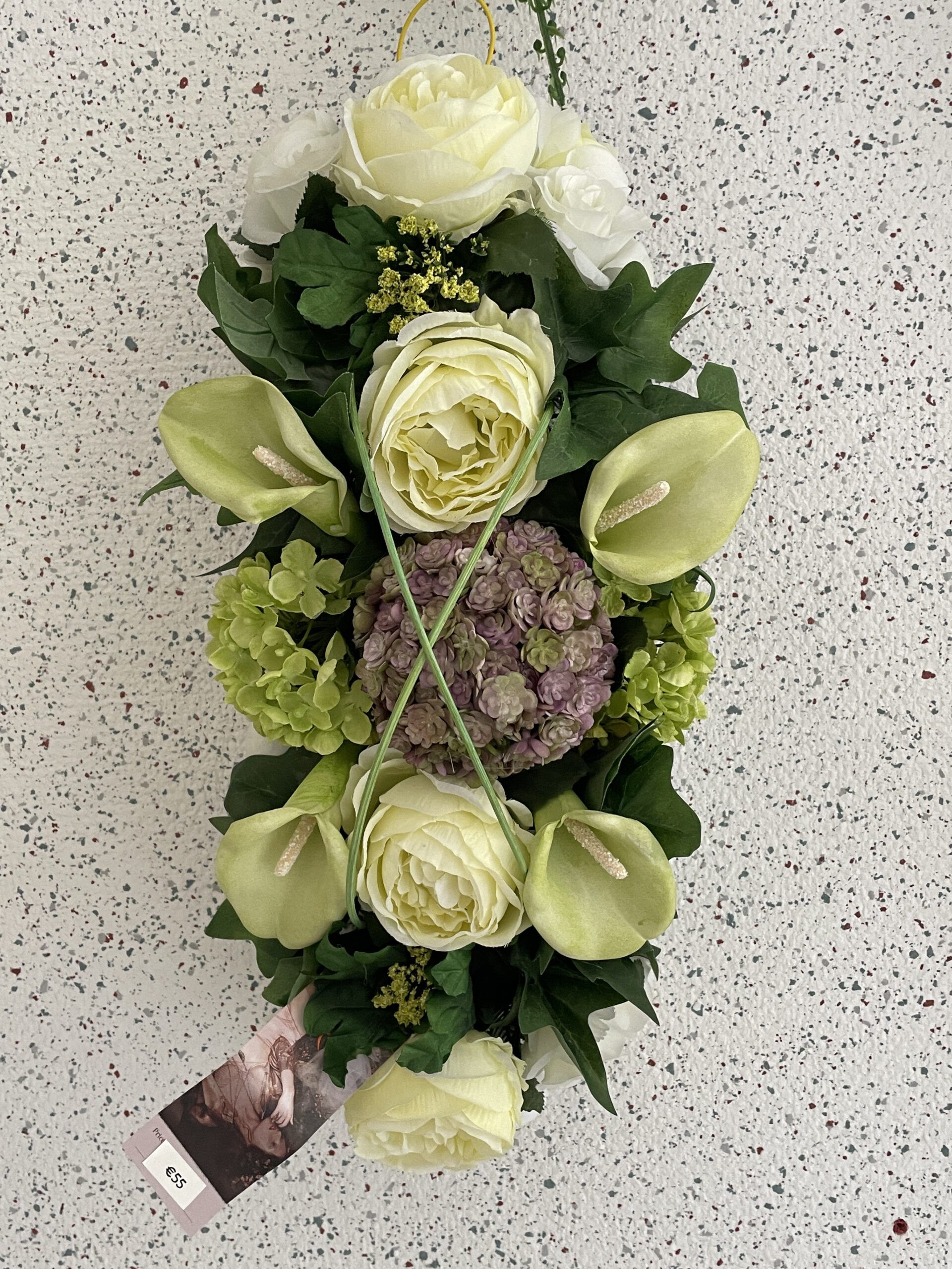 Zijden bloemstuk - Afbeelding 7