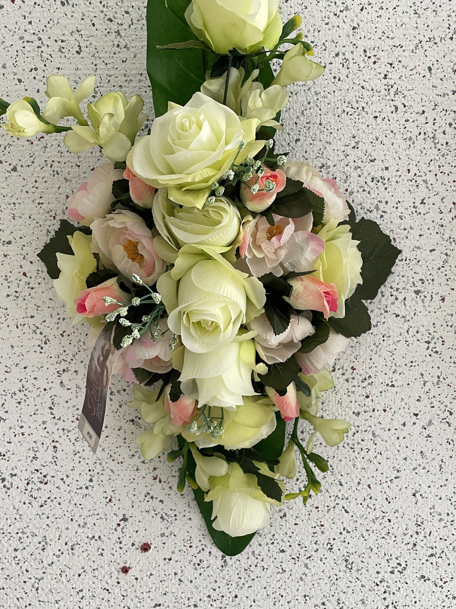 Zijden bloemstuk - Afbeelding 6