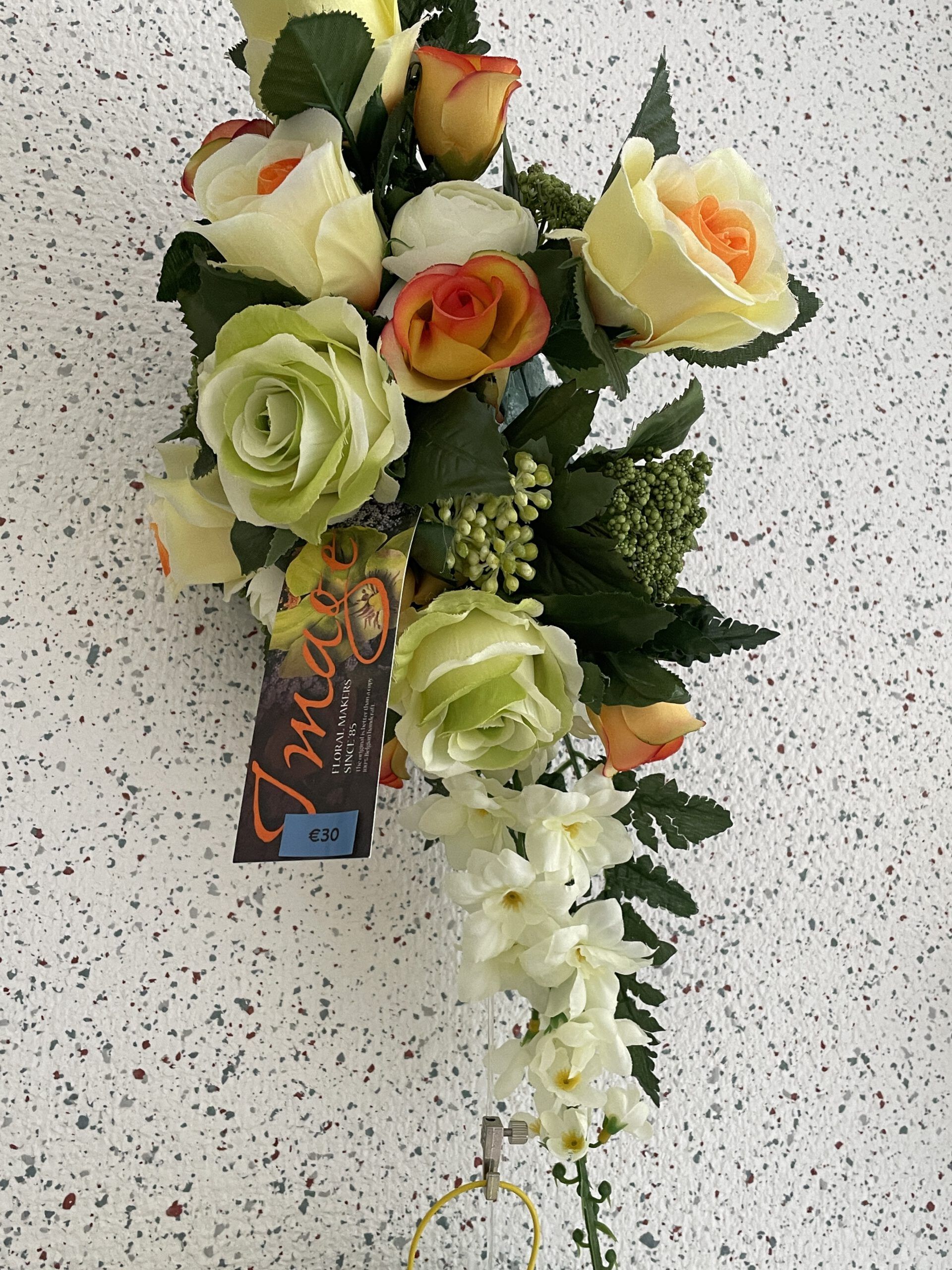 Zijden bloemstuk - Afbeelding 5