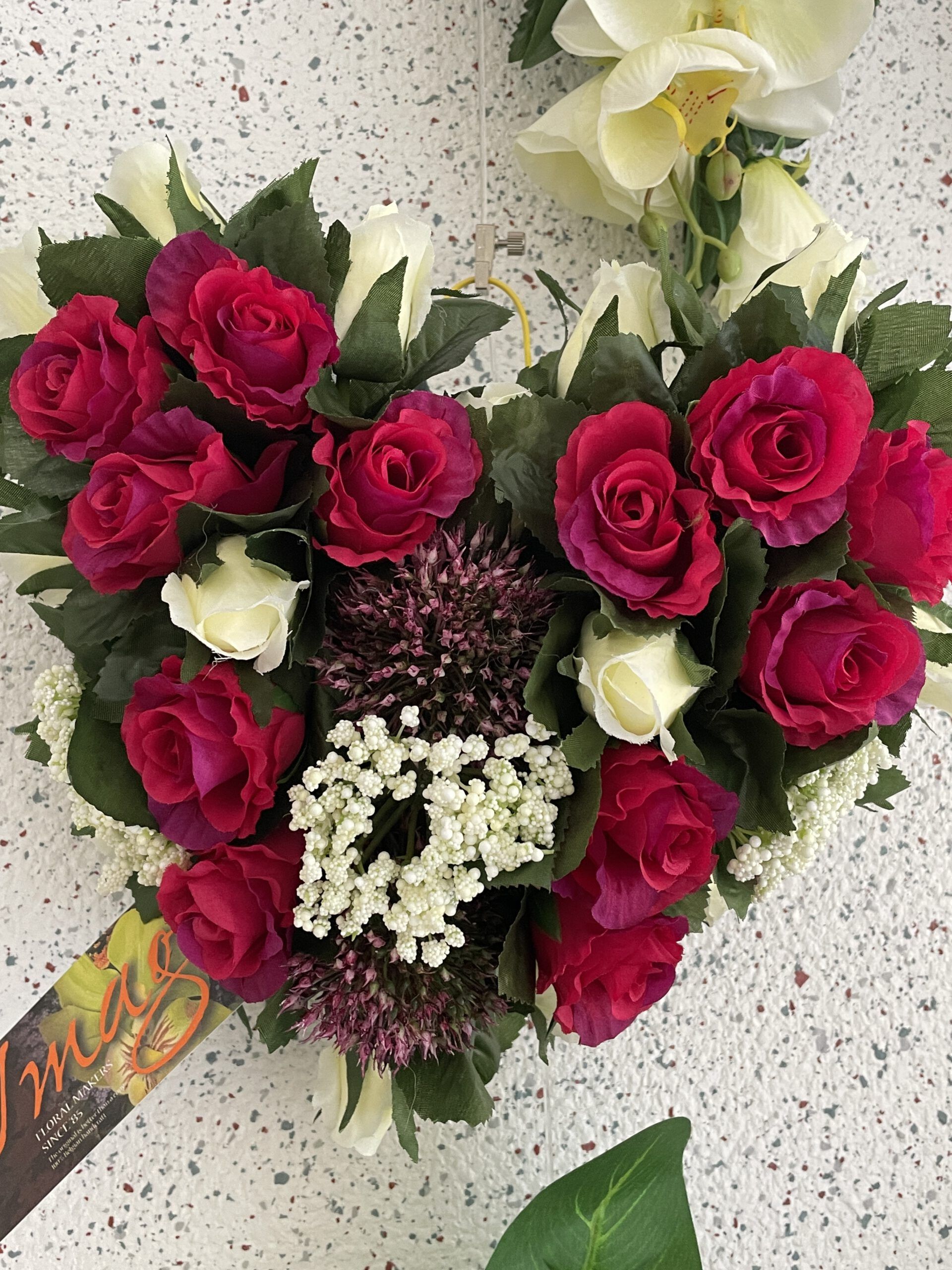 Zijden bloemstuk - Afbeelding 2