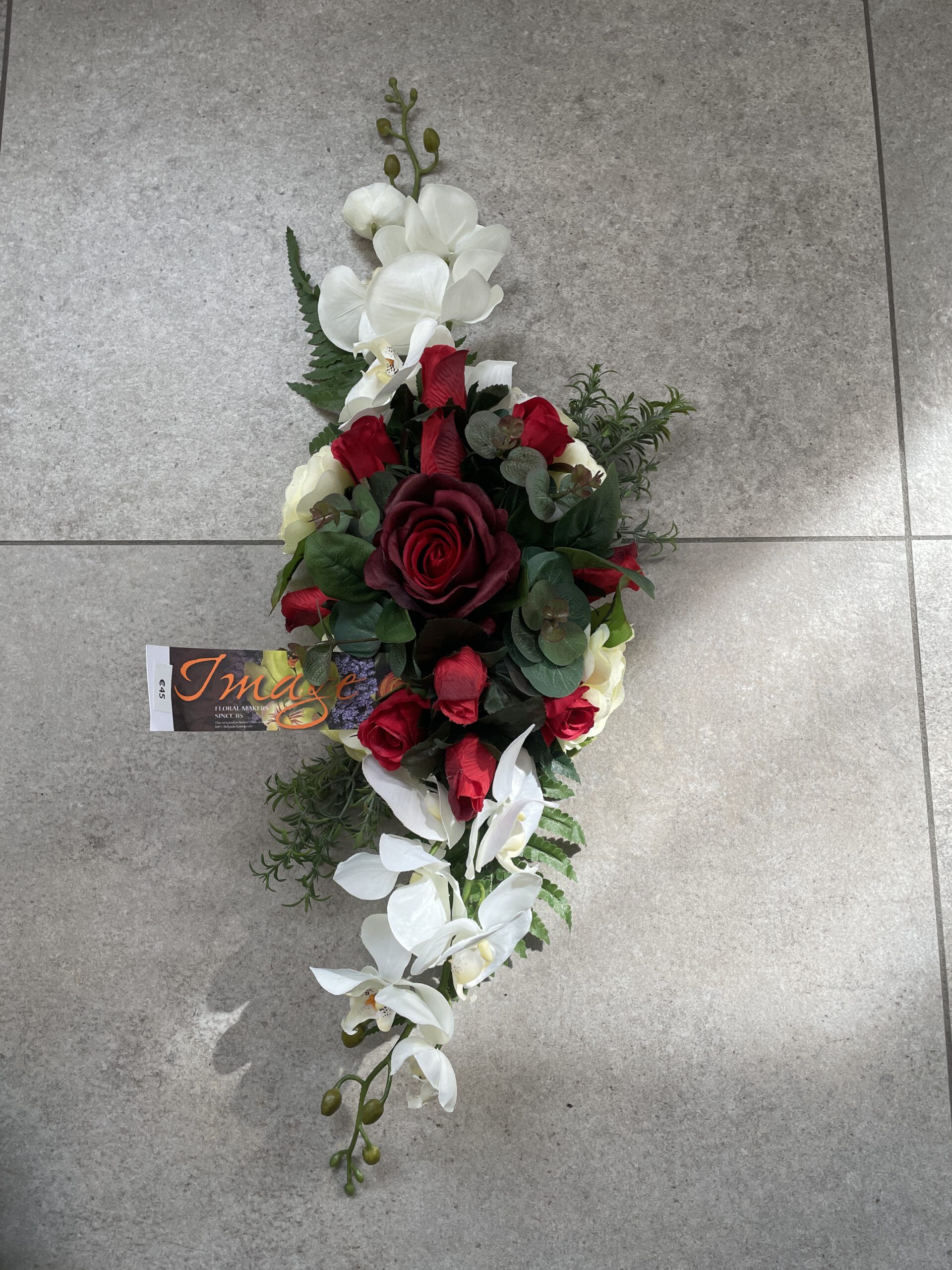 Zijden bloemstuk - Afbeelding 31