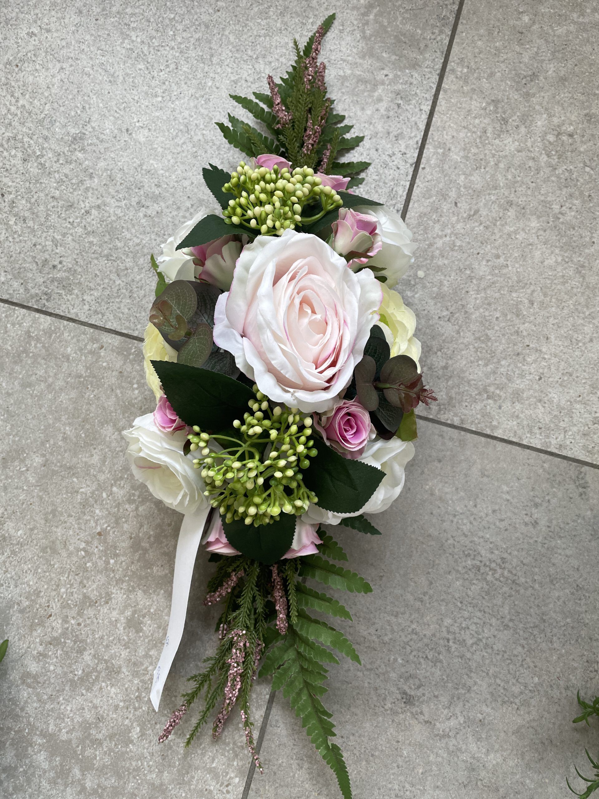 Zijden bloemstuk - Afbeelding 30