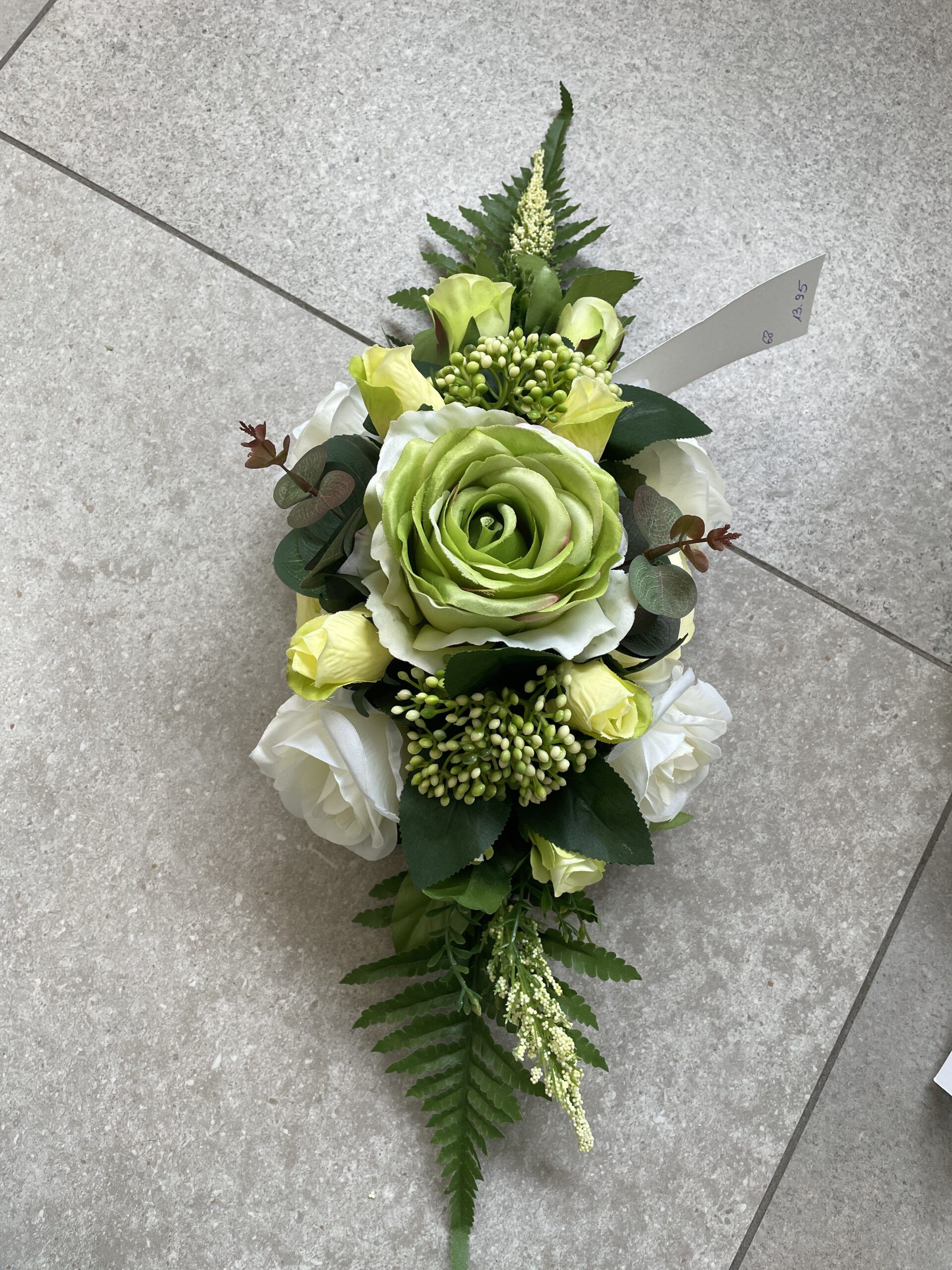 Zijden bloemstuk - Afbeelding 29