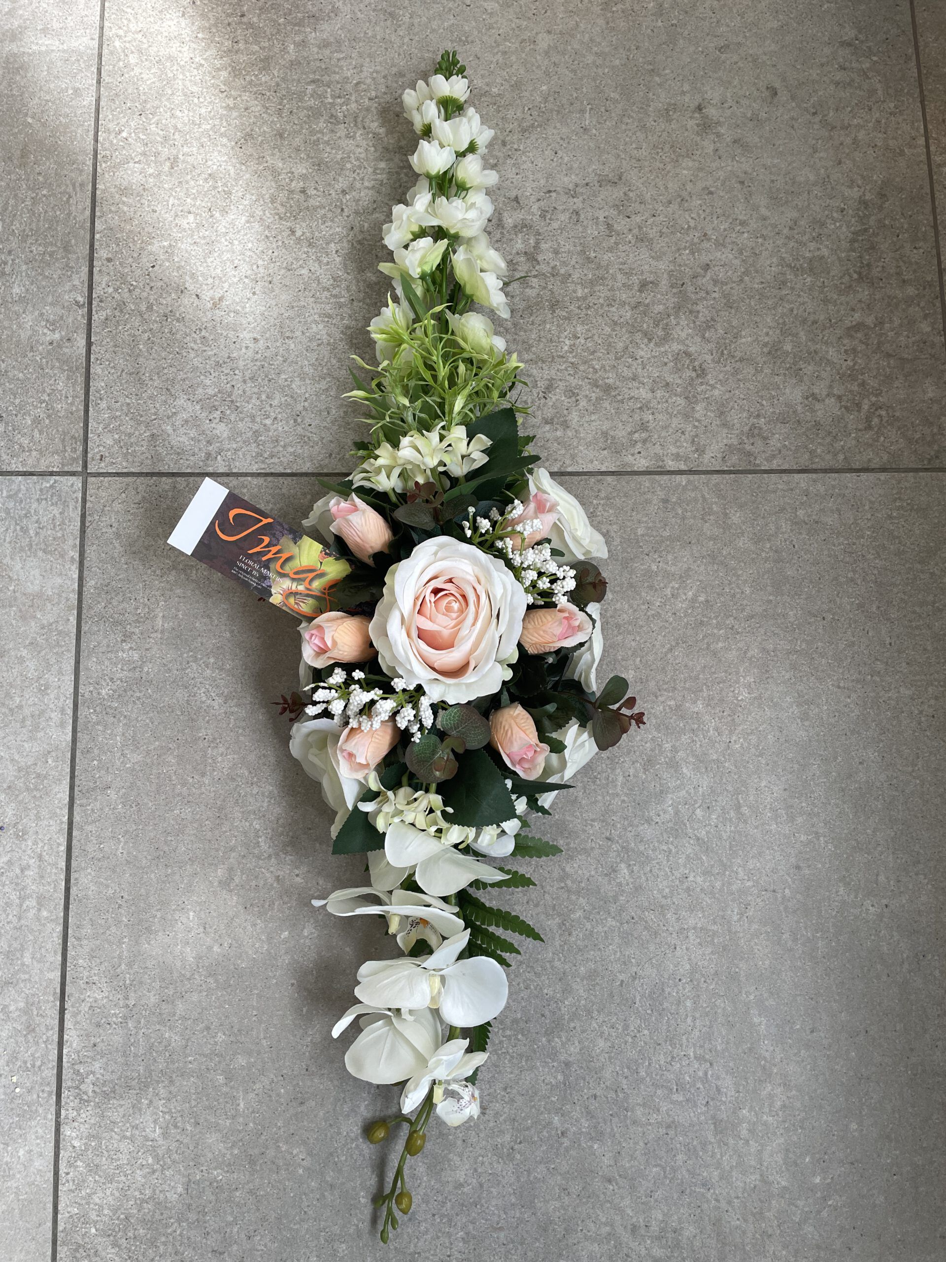 Zijden bloemstuk - Afbeelding 28