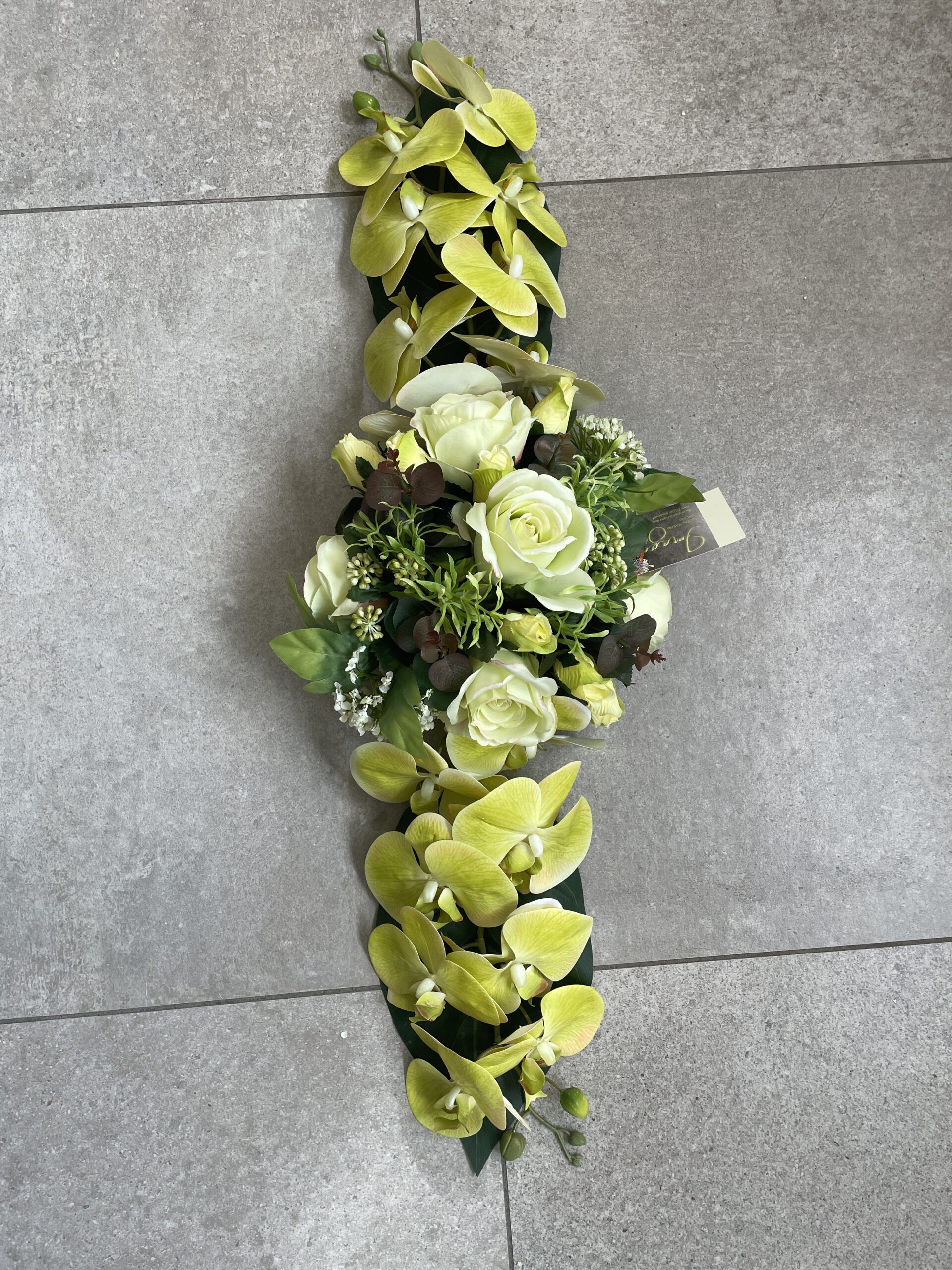 Zijden bloemstuk - Afbeelding 36