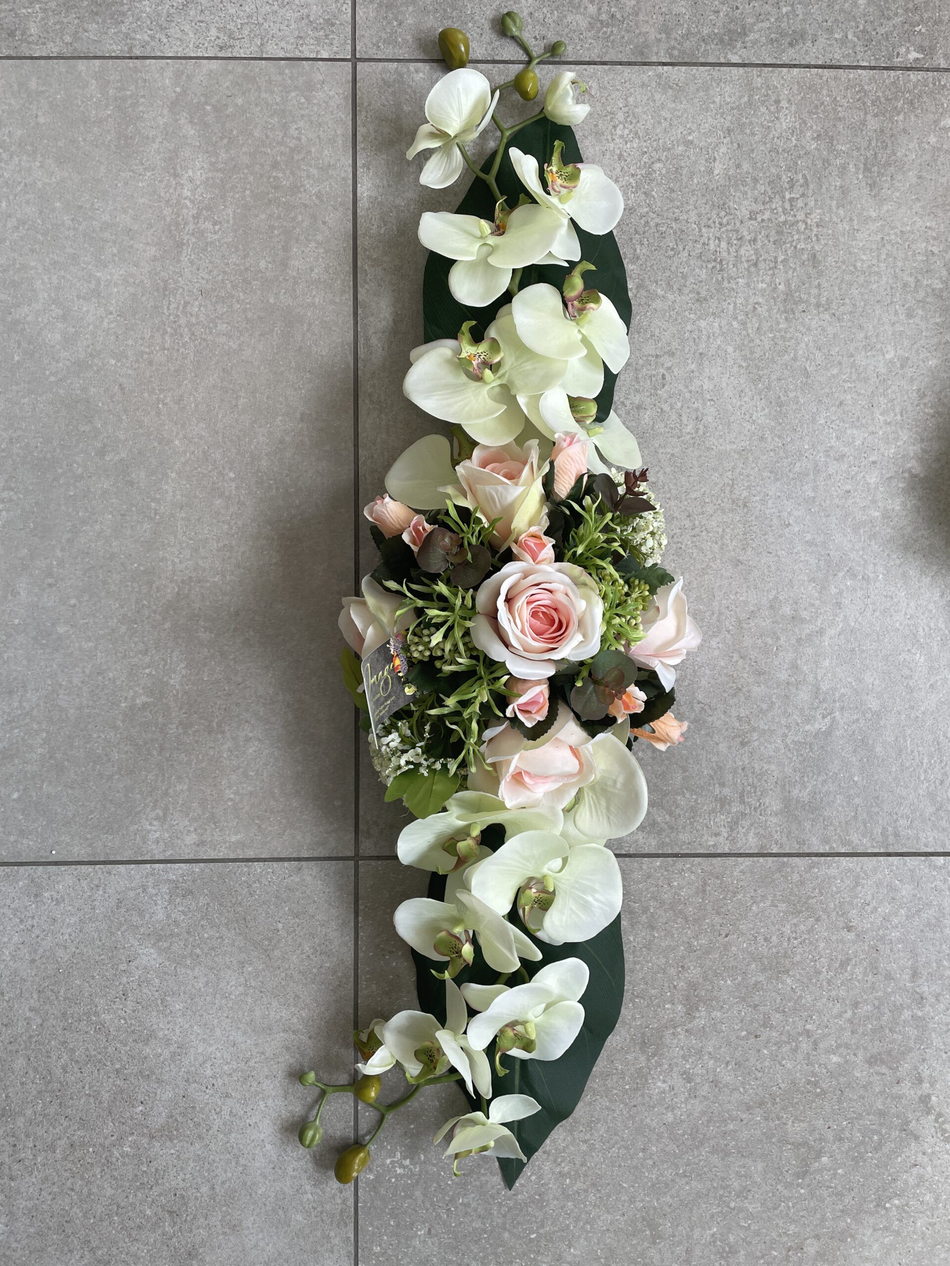 Zijden bloemstuk - Afbeelding 35