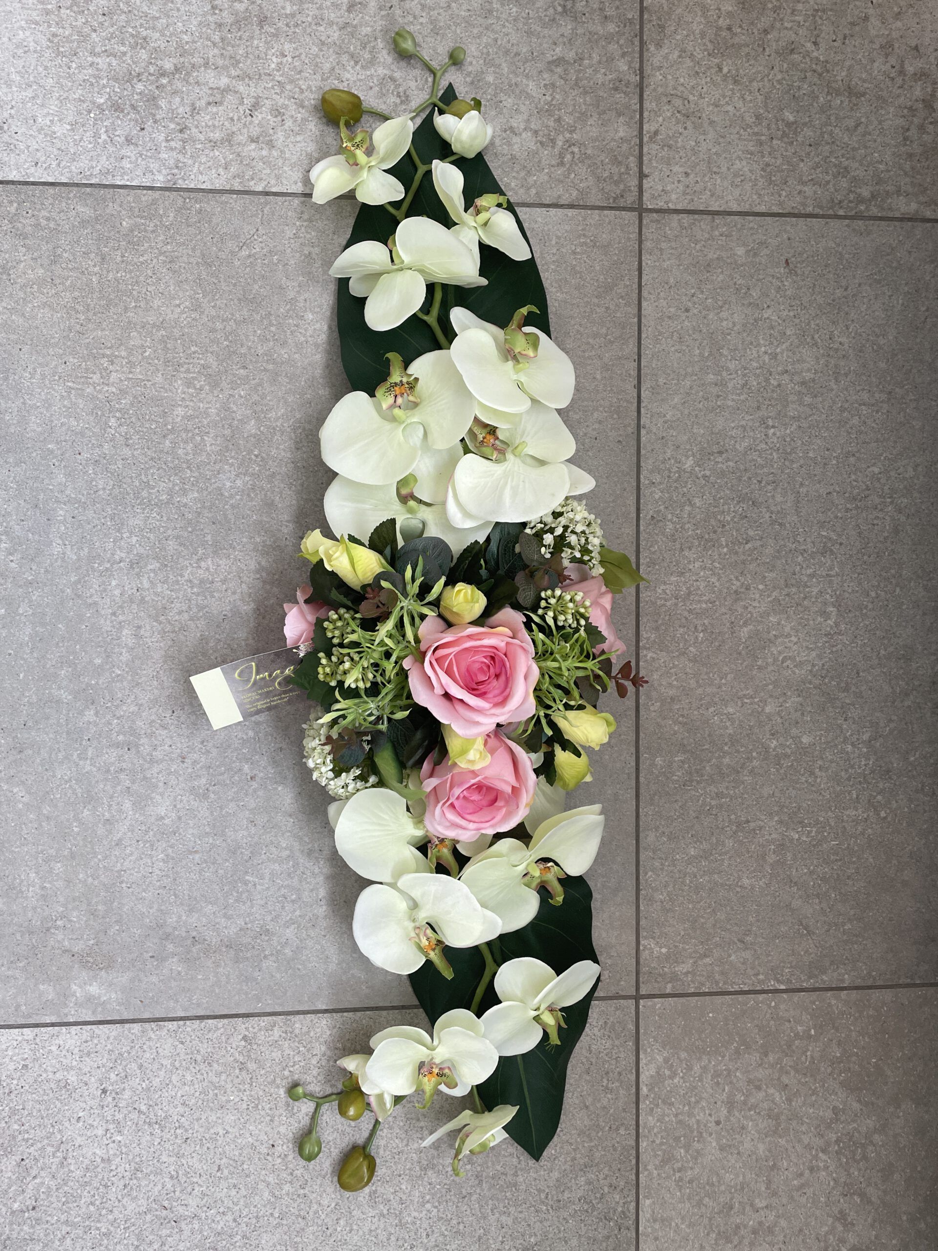 Zijden bloemstuk - Afbeelding 34