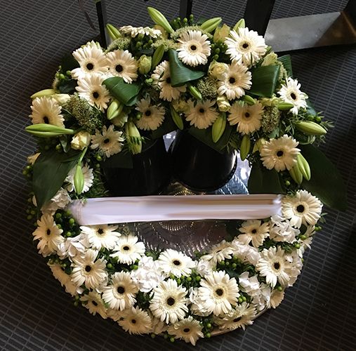 krans wit & groen - Afbeelding 3