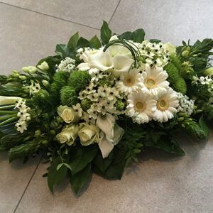 bloemstuk groen & wit